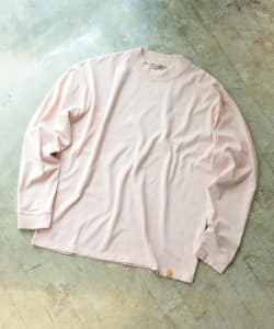 BEAMS LIGHTS / ギザコットン スプレンダーツイスト クルー ロングTシャツ CL