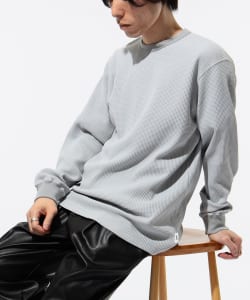 【WEB限定】WOOLRICH / SOLOTEX ワッフル クルーネック サーマル