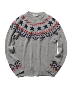 ▲BEAMS LIGHTS / コットンスターニット