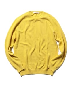 ▲BEAMS LIGHTS / イタリーピケクルーネックニット