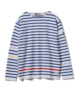 ▲Fileuse d’Arvor × BEAMS LIGHTS / 別注 カラー切り替えバスクシャツ