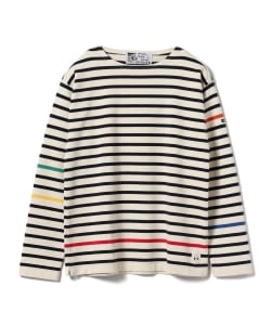 ▲Fileuse d’Arvor × BEAMS LIGHTS / 別注 カラー切り替えバスクシャツ