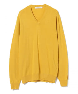 ▲BEAMS LIGHTS / Fibertex カシミヤ混 Vネックニット