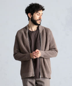 ▲BEAMS LIGHTS / スーパードライコットン ドライバーズニット