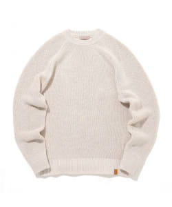 ▲BEAMS LIGHTS / スーパー ドライコットン  プルーオーバーニット
