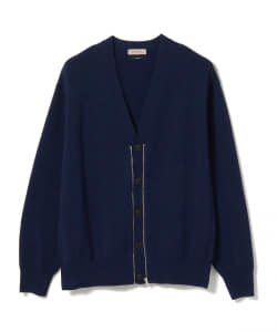 ▲BEAMS LIGHTS / シルキーコットン エクセラジップ カーディガン