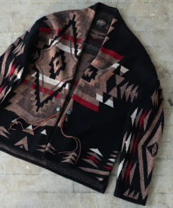 ▲PENDLETON × BEAMS LIGHTS / 別注 コンチョ ガウン カーディガン