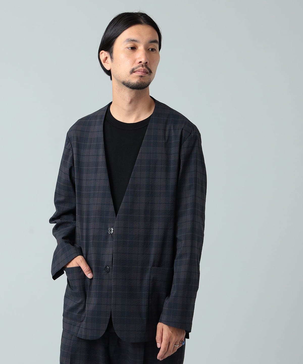 Brilla per il gusto（ブリッラ ペル イル グスト）BEAMS LIGHTS / 1440 クールマックス ジェットセッター ノーカラー  ジャケット（ジャケット ノーカラージャケット）通販｜BEAMS