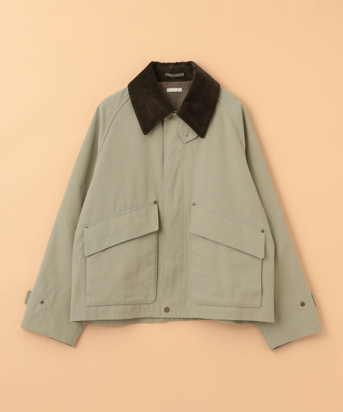 ULTERIOR / Chambray Gabardine Hunting Short Blouson