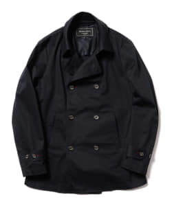 ▲BEAMS LIGHTS / コットンストレッチ ピーコート