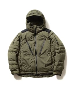 ▲Manual Alphabet × NANGA × BEAMS LIGHTS / 別注 ストレッチフードダウン