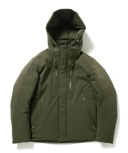 ▲BEAMS LIGHTS / Green Down 止水ジップフードダウンジャケット