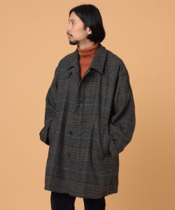 ▲BEAMS LIGHTS / エクストラウーブン ショート ステンカラーコート