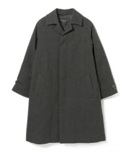 ▲BEAMS LIGHTS / EMMECI ツイード 中綿 ステンカラーコート