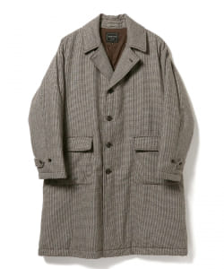 ▲BEAMS LIGHTS / ビッグシルエット 中綿 ガンクラブチェックコート