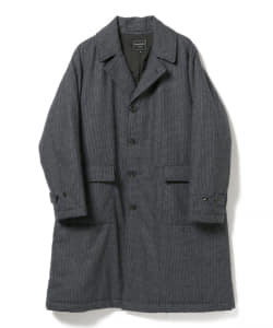 ▲BEAMS LIGHTS / ビッグシルエット 中綿 ガンクラブチェックコート