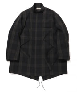 unfil / フィシュテール スタンドカラーコート