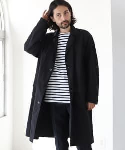 ▲BEAMS LIGHTS / ウェービー ナイロン ショップ コート