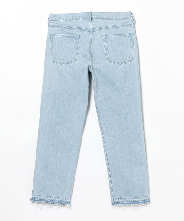 BEAMS LIGHTS / ハードウォッシュ ジップ デニムパンツ