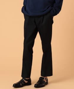 BEAMS LIGHTS / スイスコットン ベルテッドパンツ