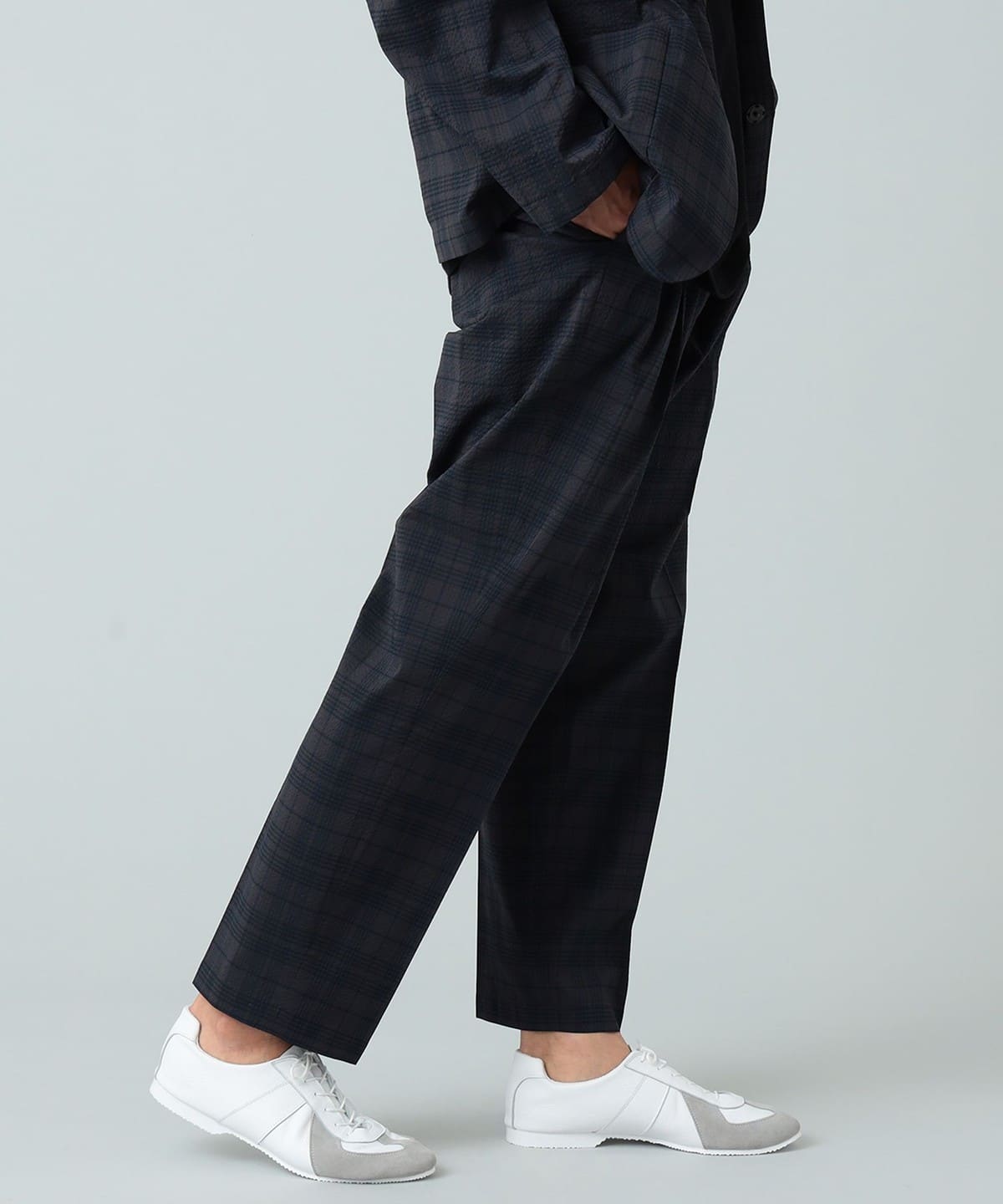 BEAMS LIGHTS ビームス ライツ / 1440 クールマックス ジェットセッター スラックス パンツ MEN BROWN CHK XL BEAMS LIGHTS ビームス ライツ / 1440 クールマックス ジェットセッター スラックス パンツ MEN BROWN CHK XL