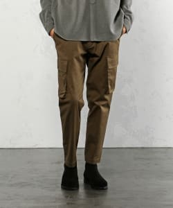 ▲BEAMS LIGHTS / ストレッチ クロップド カーゴパンツ