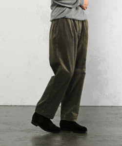 ▲BEAMS LIGHTS / コーデュロイ ベルト付きスラックス