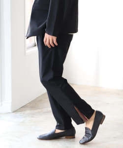 ▲BEAMS LIGHTS / ラグストライプ テーパードパンツ