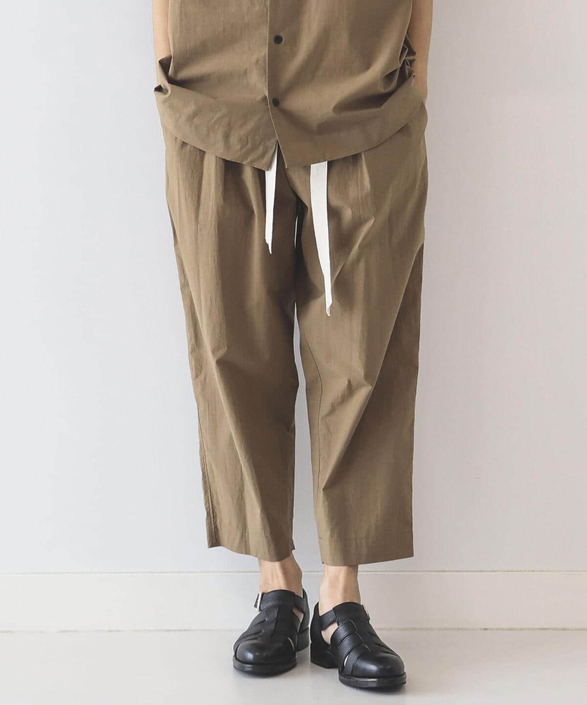 CONTROLLA+ コントローラ プラス / コットン イージー パンツ パンツ MEN CAMEL L CONTROLLA+ コントローラ プラス / コットン イージー パンツ パンツ MEN CAMEL L