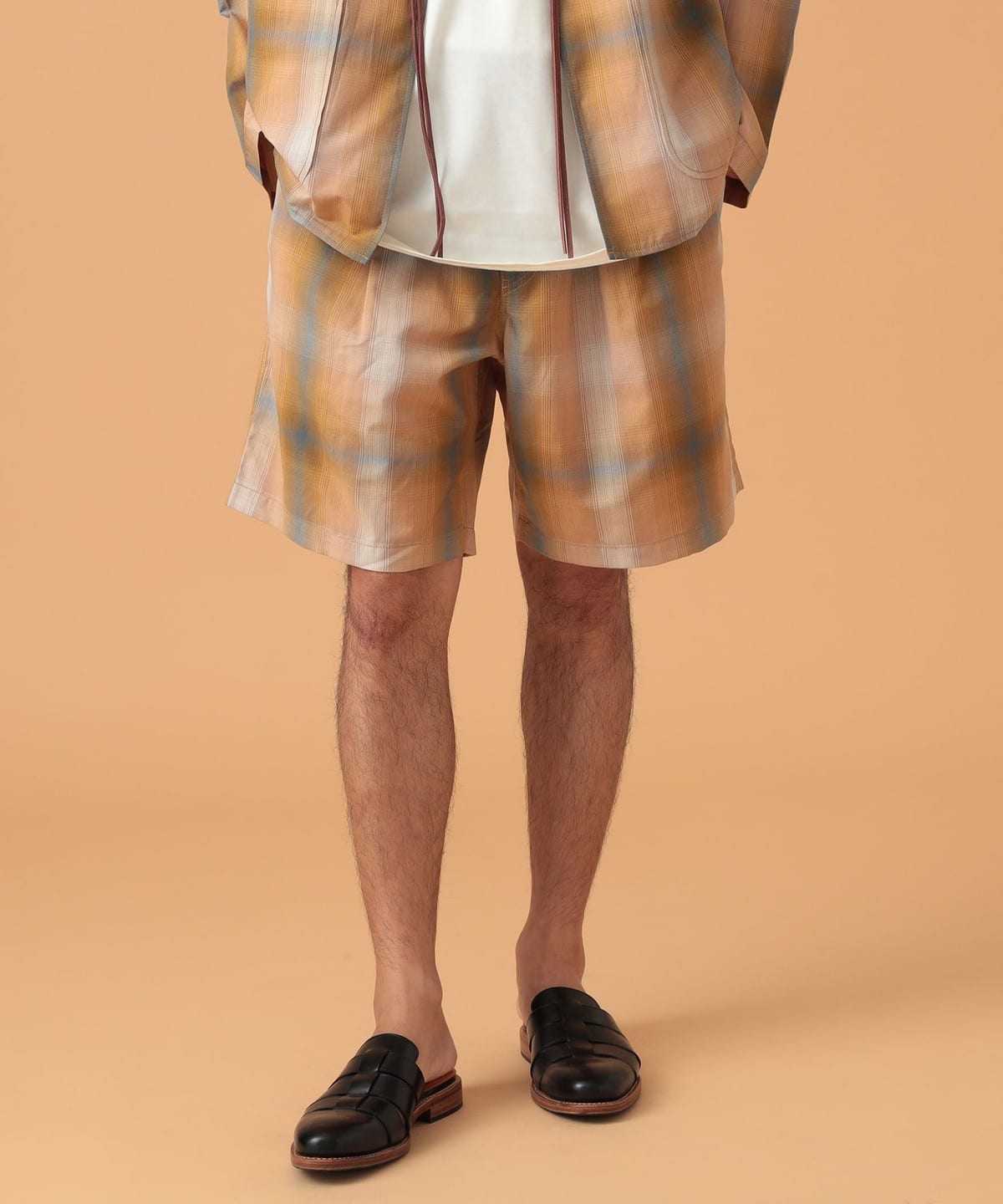 【別注】PENDLETON ペンドルトン / チェックショーツ パンツ MEN BEIGE L 【別注】PENDLETON ペンドルトン / チェックショーツ パンツ MEN BEIGE L