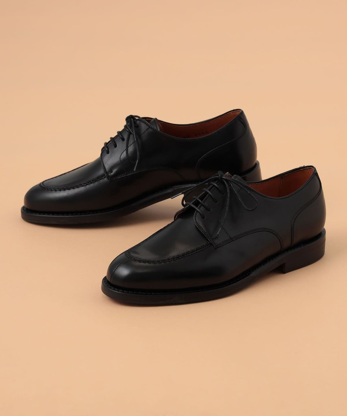 新品 ストロバー 革靴 Uチップ ブラック 6.5 25.5cm