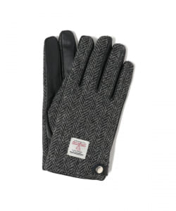 BEAMS LIGHTS / ハリスツイード レザーグローブ22