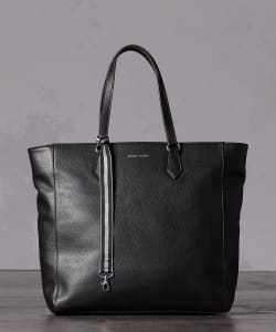 ▲BEAMS LIGHTS / フェイクレザーシボトートバッグ