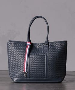 ▲BEAMS LIGHTS / イントレチャート スナップ トートバッグ