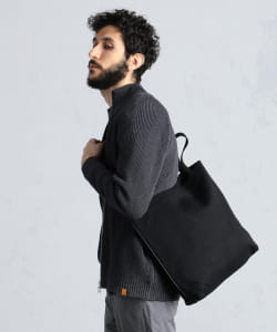 ▲BEAMS LIGHTS / マイクロスエード 2WAY トートバッグ