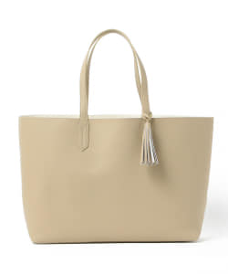 ▲BEAMS LIGHTS / マイクロファイバー フェイクレザー トートバッグ