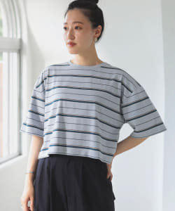 ▲BEAMS LIGHTS / 配色 ボーダー ミニ Tシャツ
