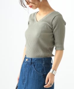 BEAMS LIGHTS / ギャラクシーリブ 2WAY トップス