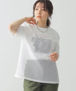 BEAMS LIGHTS / メッシュ 切り替え Tシャツ