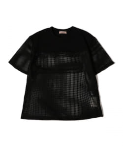 BEAMS LIGHTS / メッシュ 切り替え Tシャツ