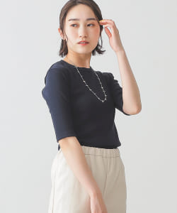 BEAMS LIGHTS / ヴィンテージ リブ ハーフスリーブ カットソー