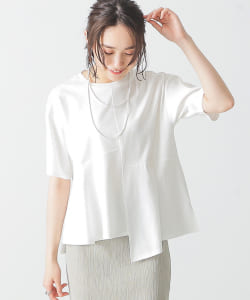 BEAMS LIGHTS / アシンメトリーヘム Tシャツ