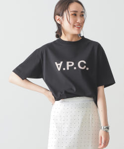 A.P.C. × BEAMS LIGHTS / 別注 VPC ロゴプリント 半袖 Tシャツ