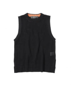 BEAMS LIGHTS / 手洗い可能 メッシュ編み ノースリーブ トップス