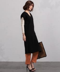 【Oggi.jp掲載】BEAMS LIGHTS / 手洗い可能 ミラノリブ スリットチュニック