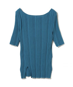 ▲WRAPINKNOT / リブスリット ニットプルオーバー