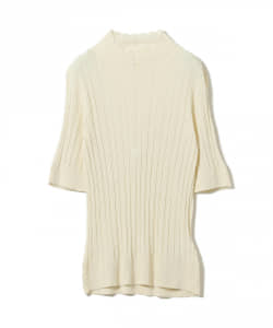 unfil / リブ ネックプルオーバー