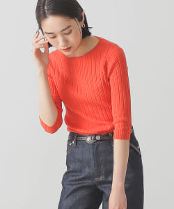 BEAMS LIGHTS / ランダム リブ ニット プルオーバー