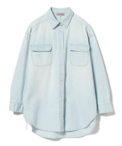 BEAMS LIGHTS / ビッグシルエット ダンガリー シャツ
