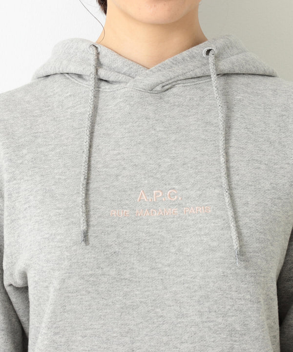 Beams Lights ビームス ライツ A P C Beams Lights 別注 Rue Madame エンブロイダリーロゴ パーカー トップス パーカー 通販 Beams